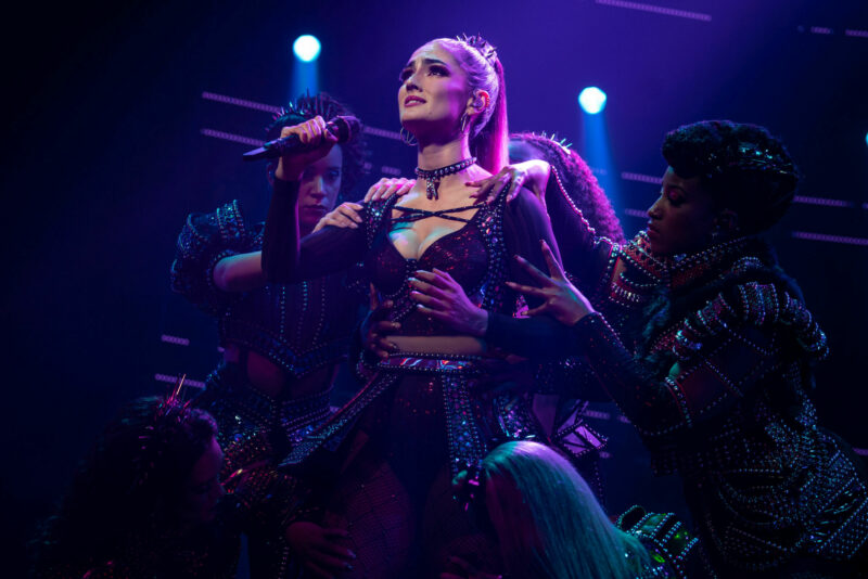 Aline Mayagoitia as Katherine Howard in The North American Tour Boleyn Company of Six